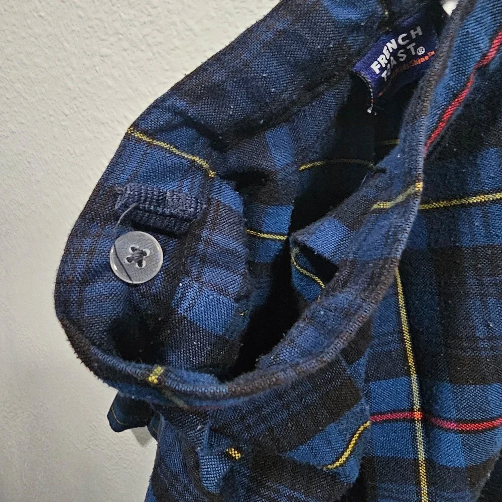 French Toast Navy Plaid Uniform Skirt Girl's Size 10